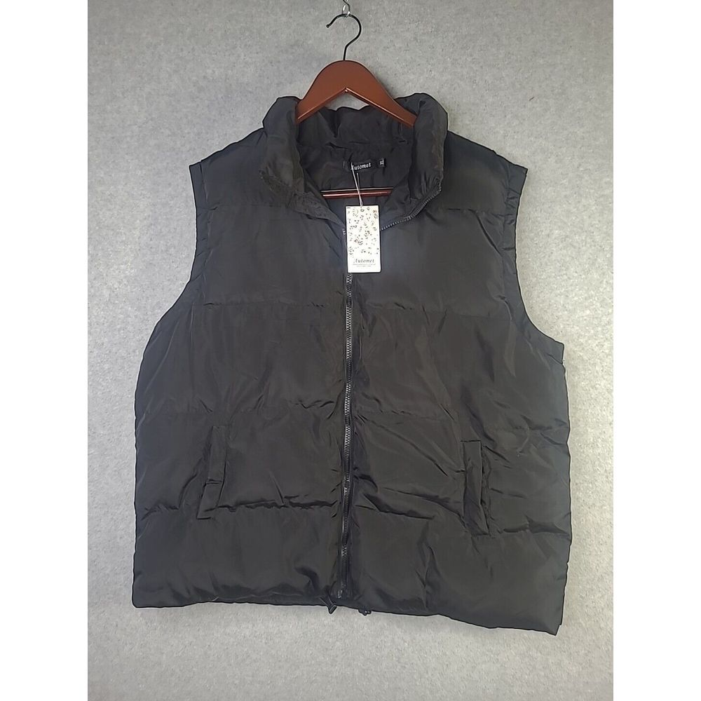 Puffer Vest Gilet Automet Warm Mens Womens Padded Bodywarmer Jacket Size XL‎